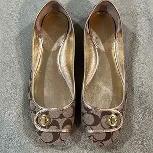 Coach ballet flats